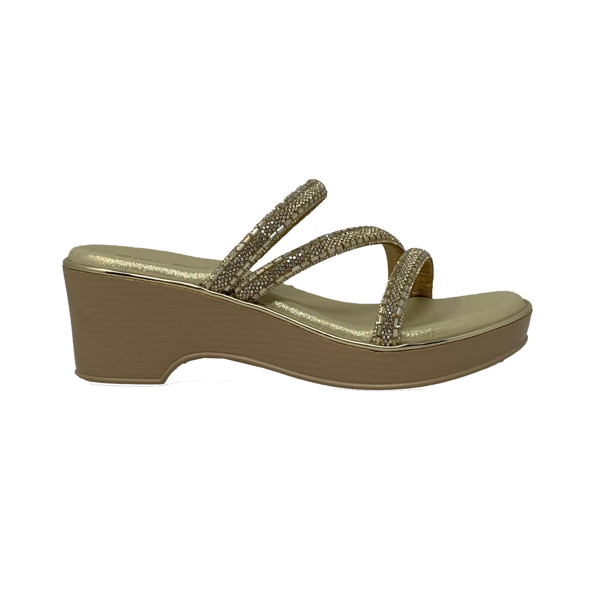 Golden Gleam Wedges - GlobalStep - shoes - 36