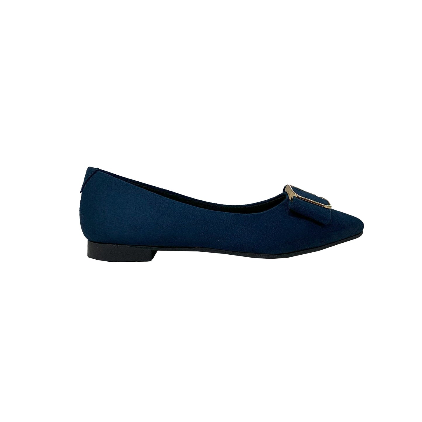Midnight Grace Buckle Ballerinas - GlobalStep - shoes - 36