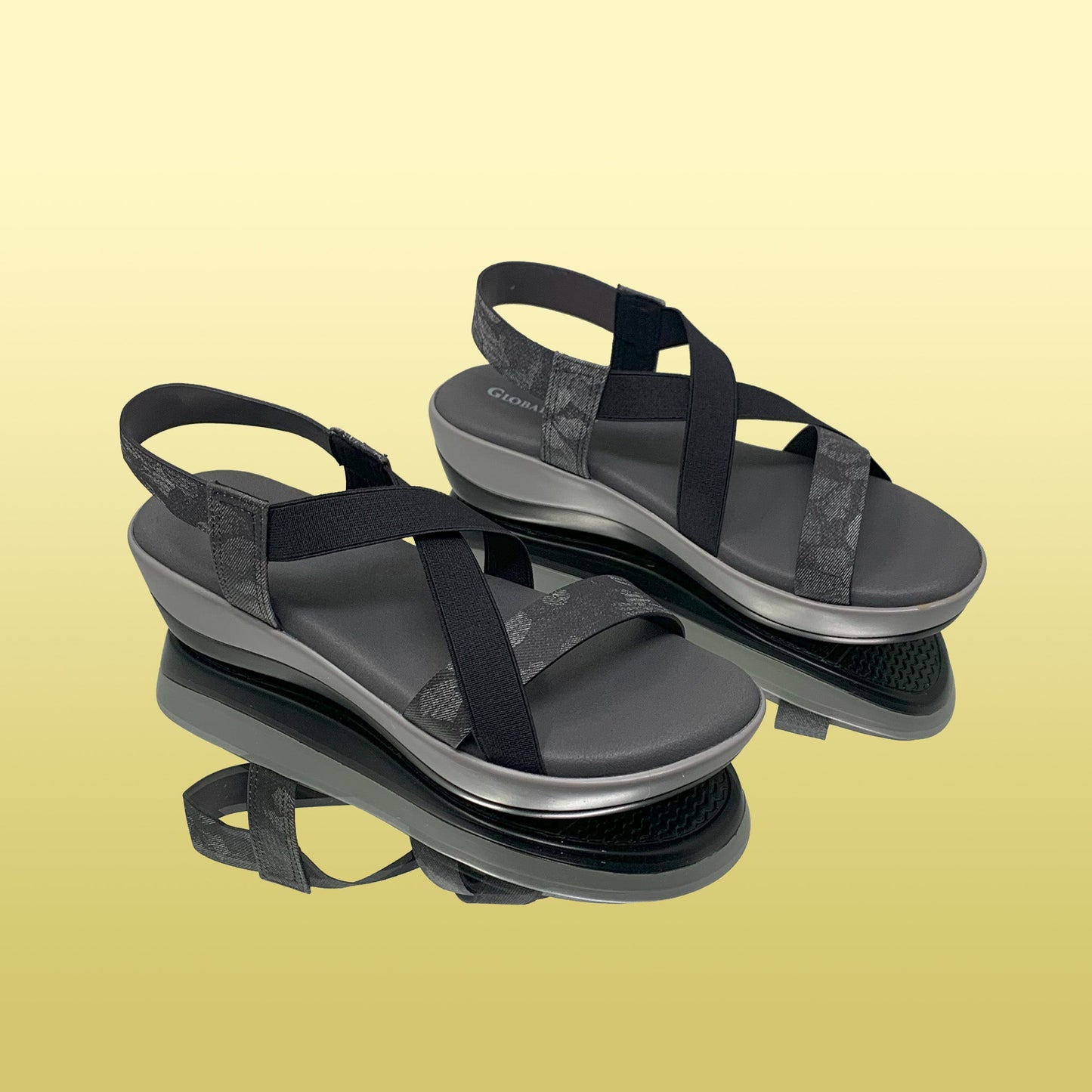 Modern criss - cross sandals - GlobalStep - shoes - 36