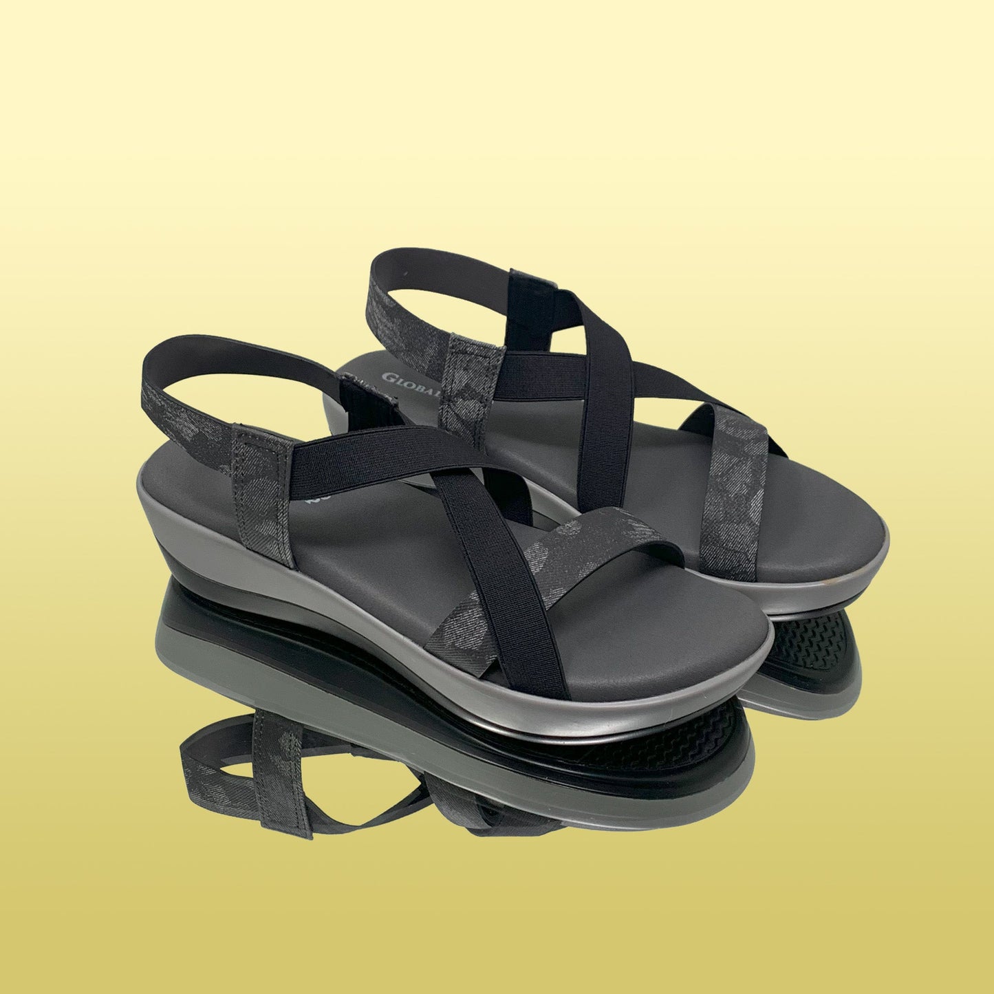 Modern criss - cross sandals - GlobalStep - shoes - 36