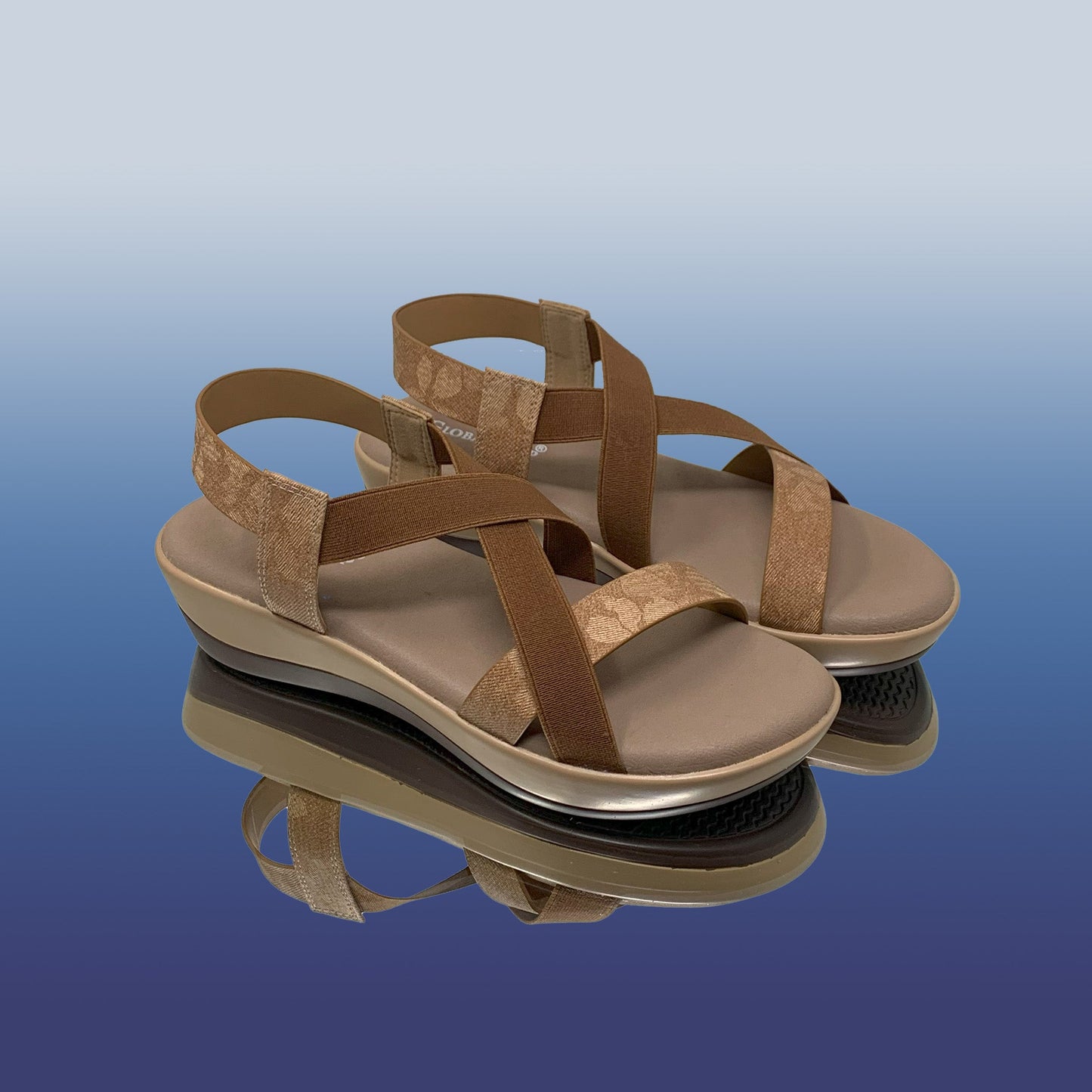 Modern criss - cross sandals - GlobalStep - shoes - 36