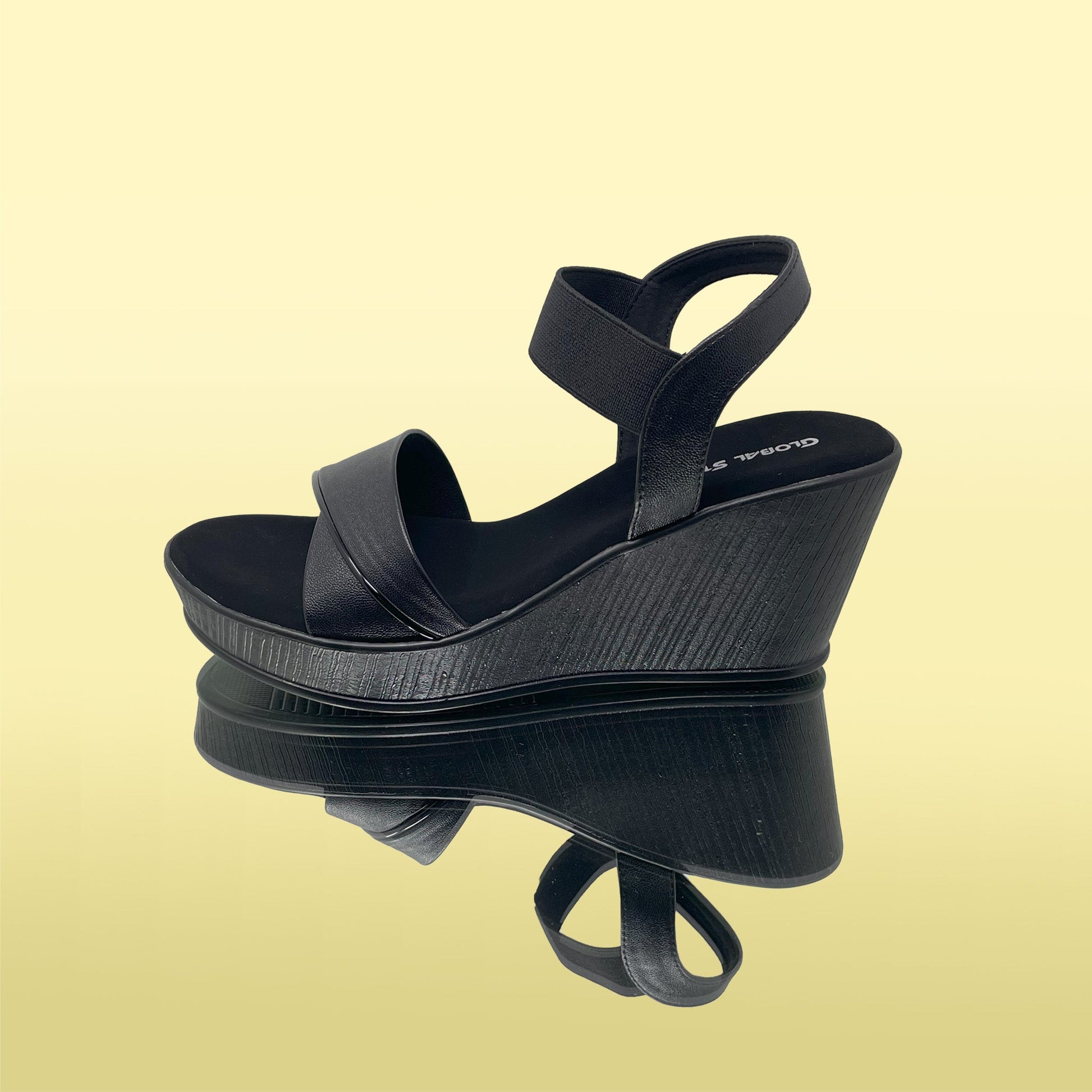 Noir Chic wedge heels - Global Step - Wedges