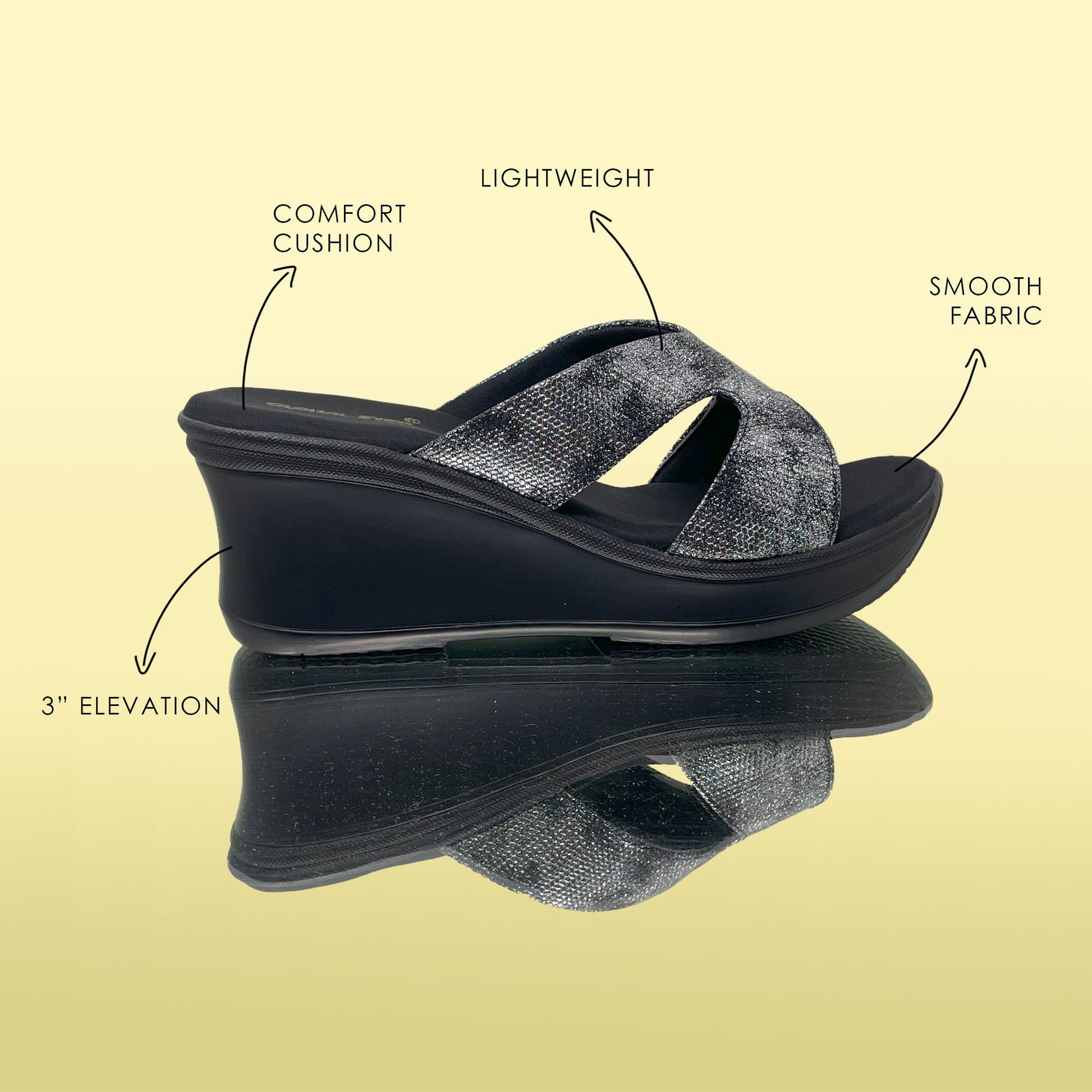 Noir Skinfade wedges - GlobalStep - Wedges