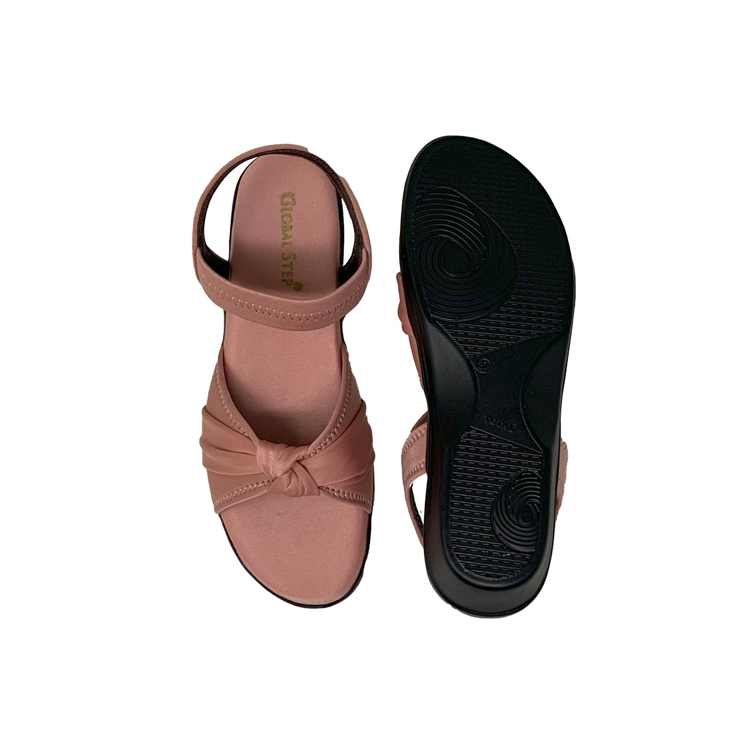Pink Knot Comfort Sandals - GlobalStep - shoes - 36