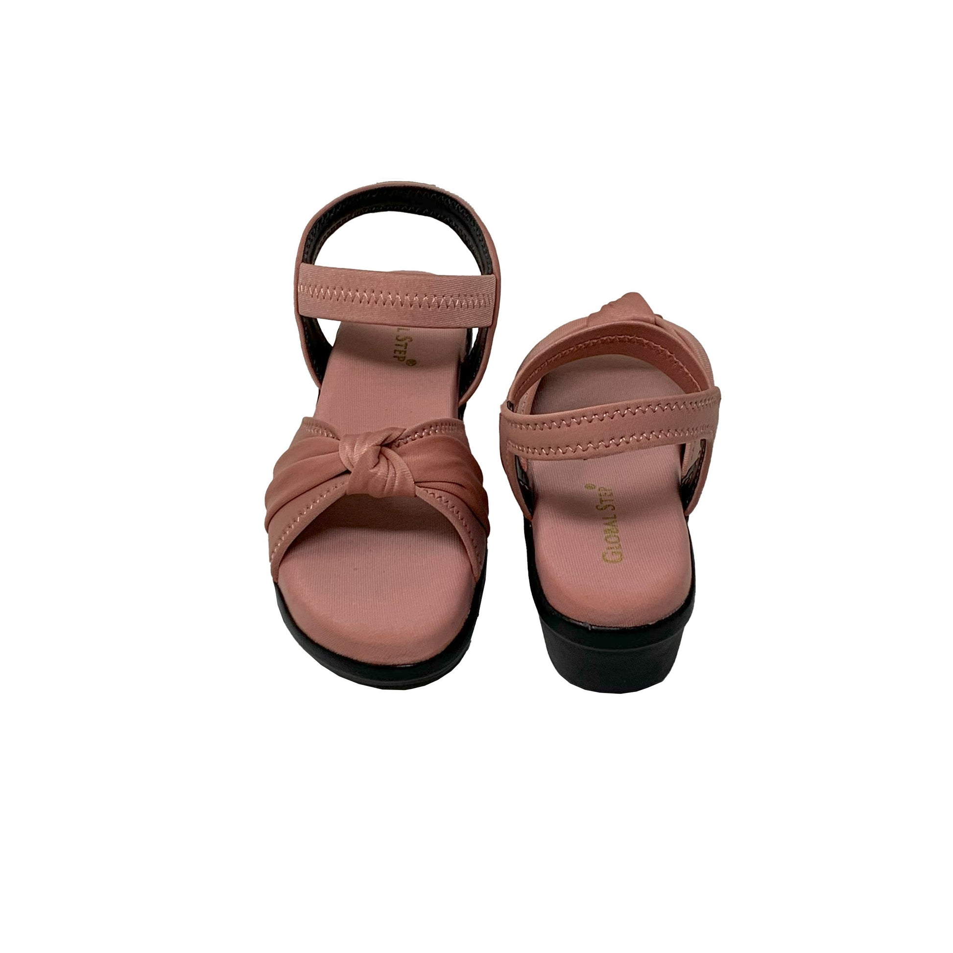 Pink Knot Comfort Sandals - GlobalStep - shoes - 36
