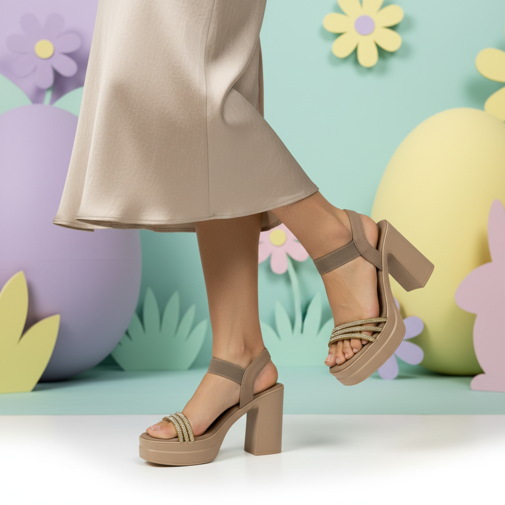 Elara Rhinestone Heels