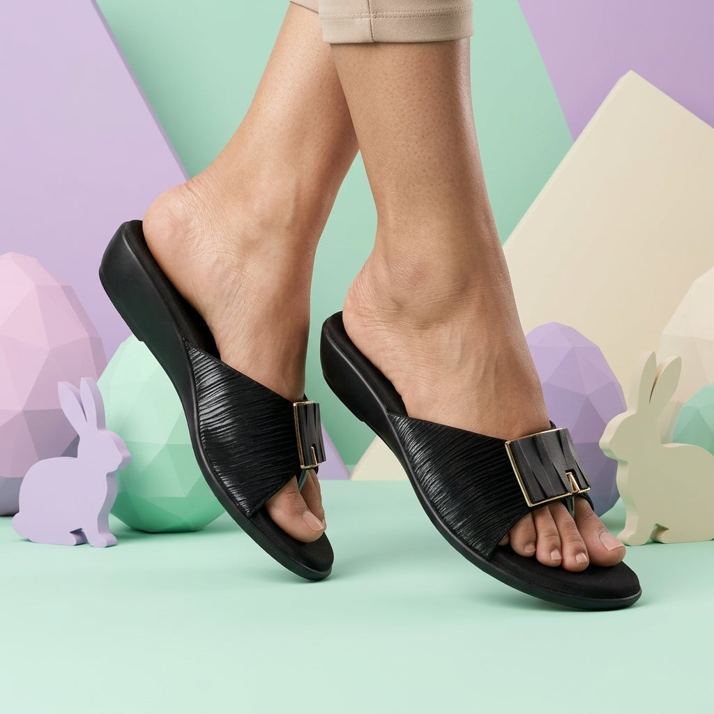 Urban Buckle Comfort Slides