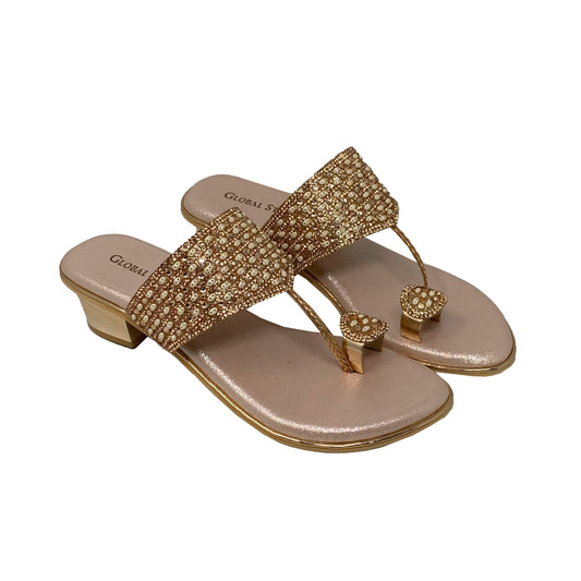 Radiant Sparkle Ethnic Heels - GlobalStep - shoes - 36