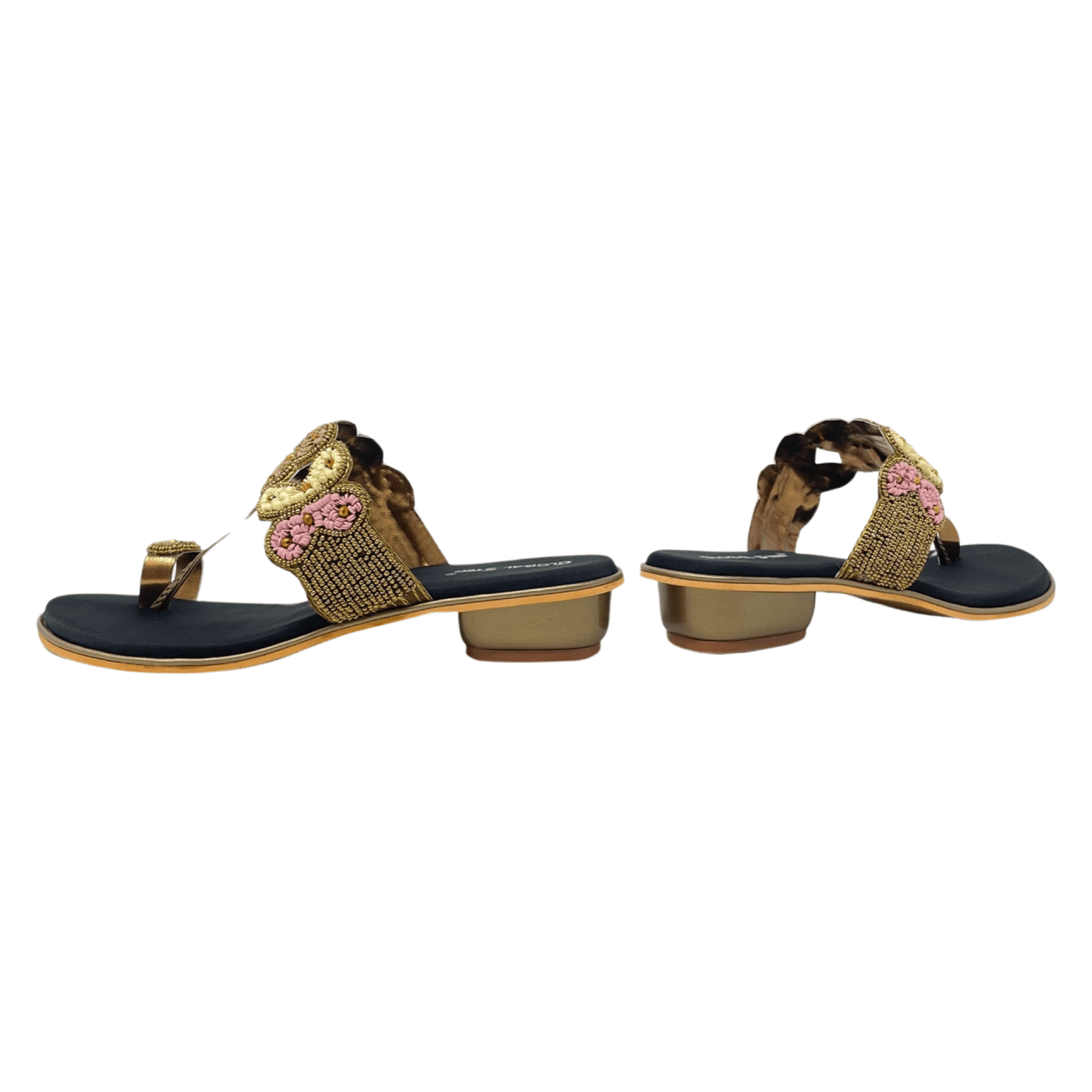 RetroModa Sandals - Global Step - Heels