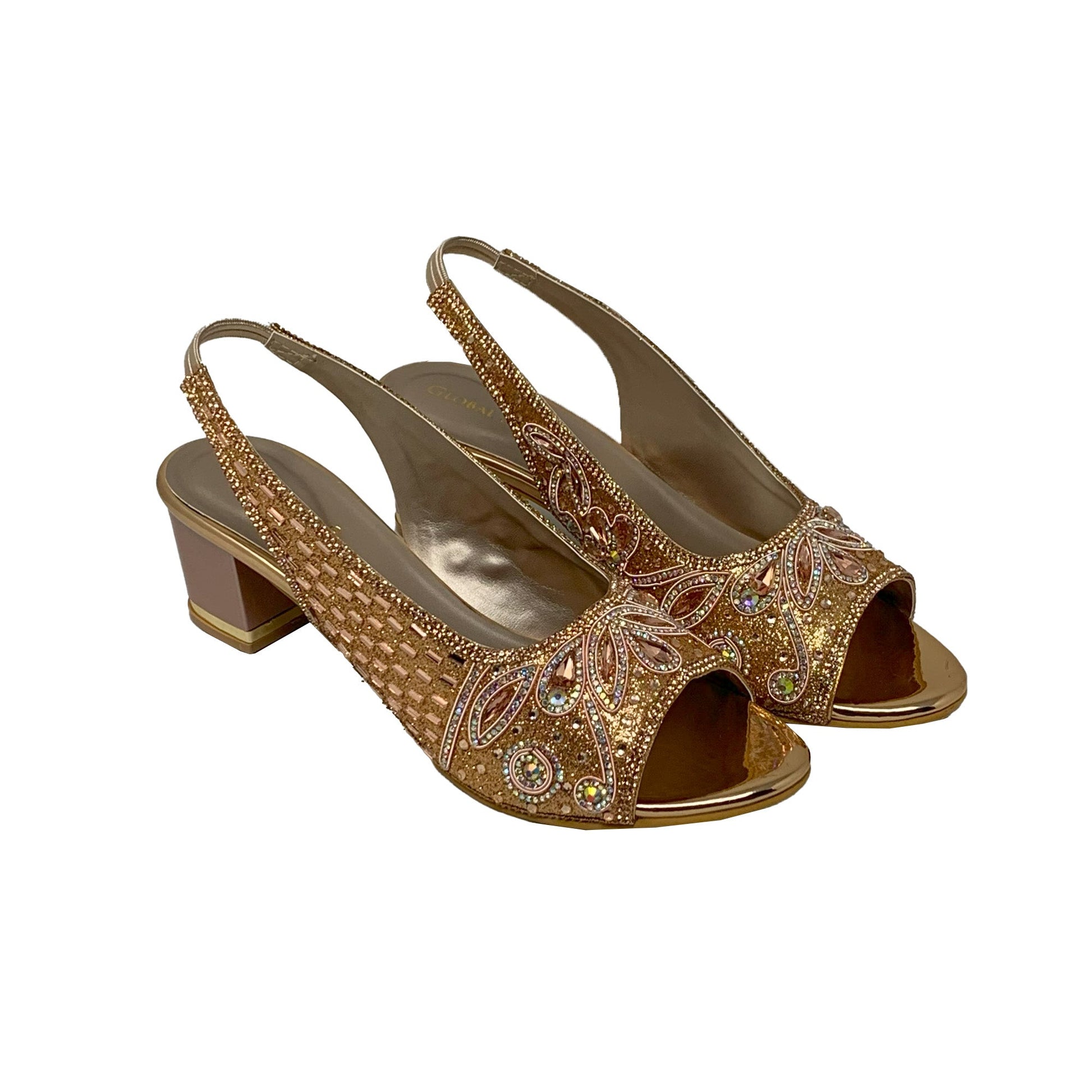 RoseGold Gleam Heels - GlobalStep - shoes - 36