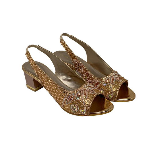 RoseGold Gleam Heels - GlobalStep - shoes - 36