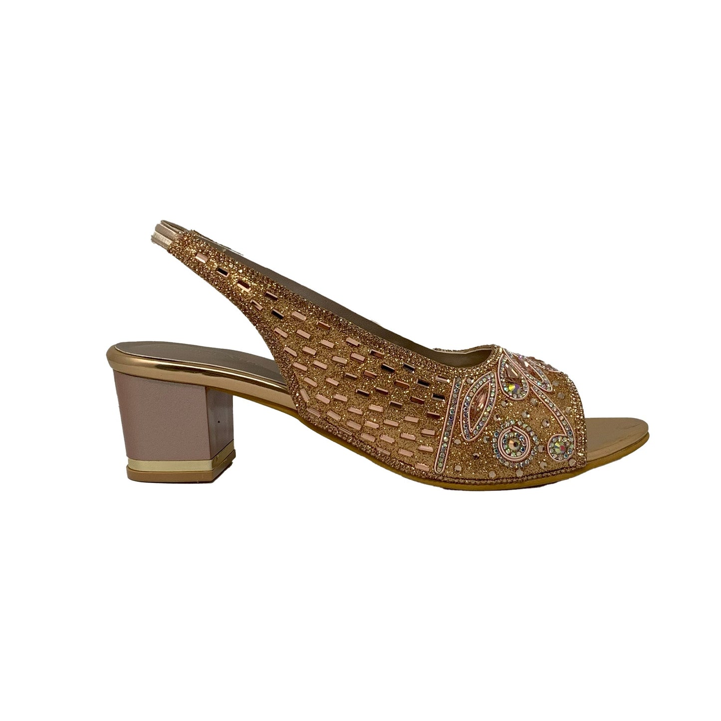 RoseGold Gleam Heels - GlobalStep - shoes - 36