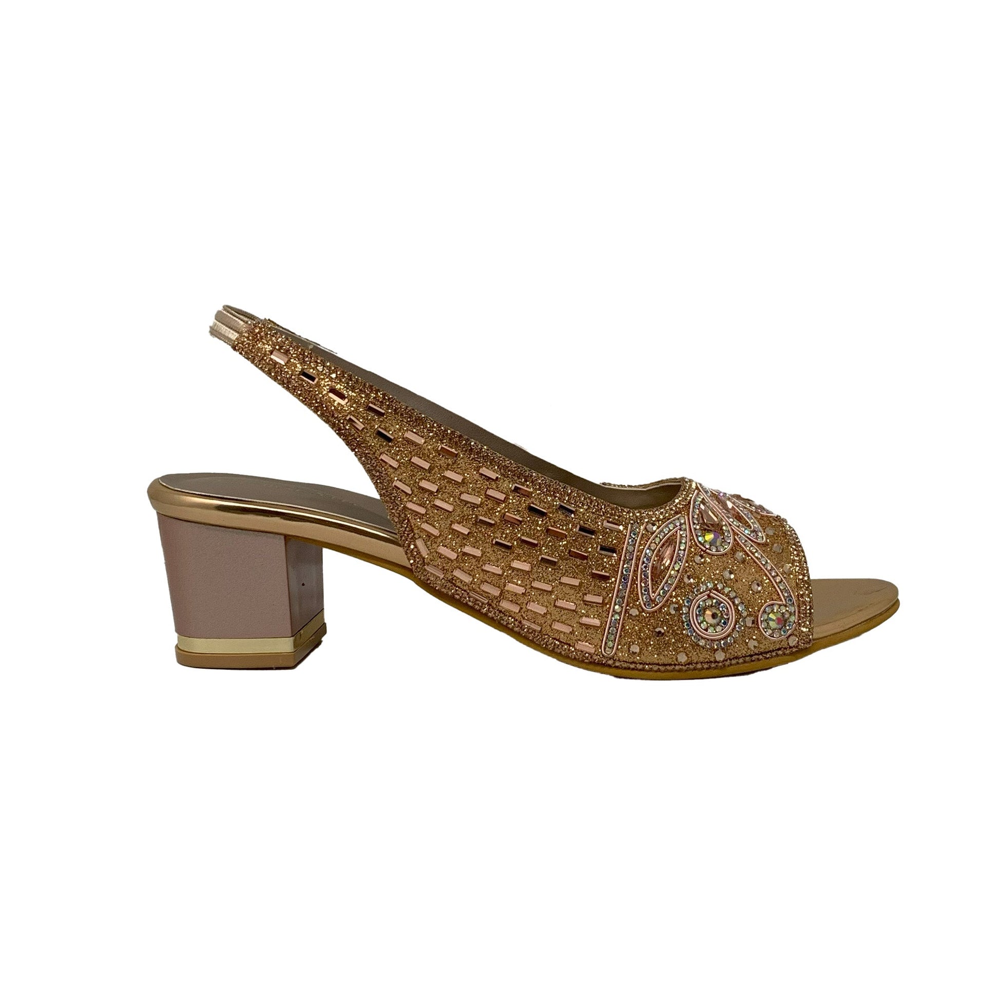 RoseGold Gleam Heels - GlobalStep - shoes - 36