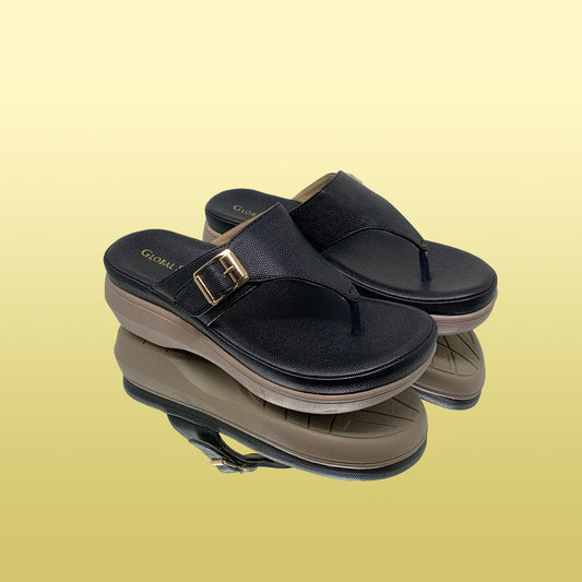 Side Buckle Sandals - GlobalStep - shoes - 36