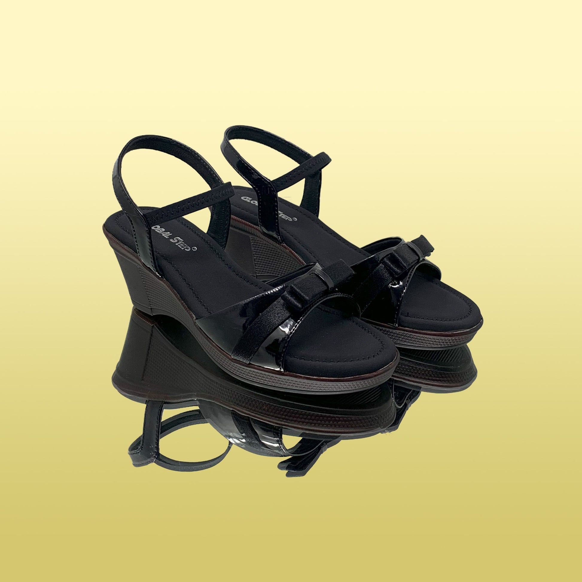 Strappy Slingback Chunky - Heeled Sandals - Global Step - Sandals - 36