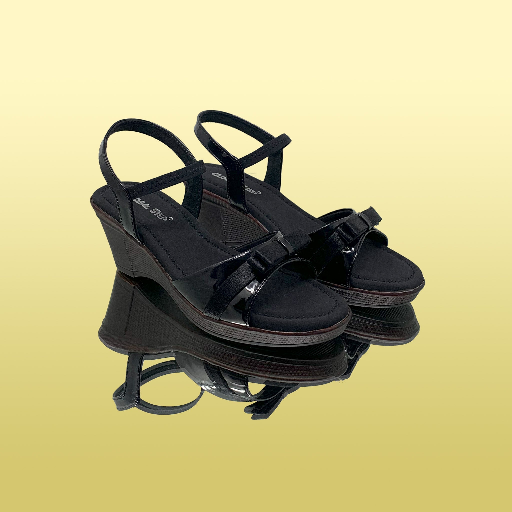 Strappy Slingback Chunky - Heeled Sandals - Global Step - Sandals - 36