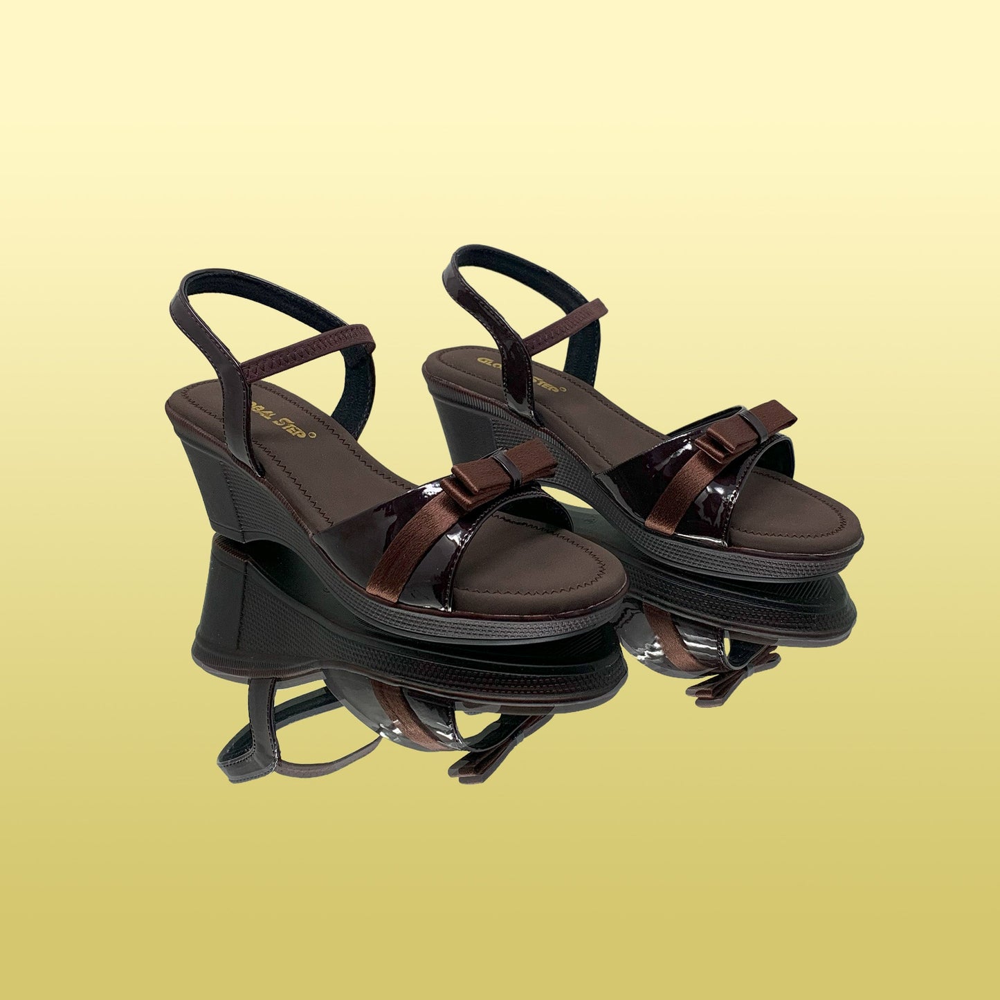 Strappy Slingback Chunky - Heeled Sandals - Global Step - Sandals - 36