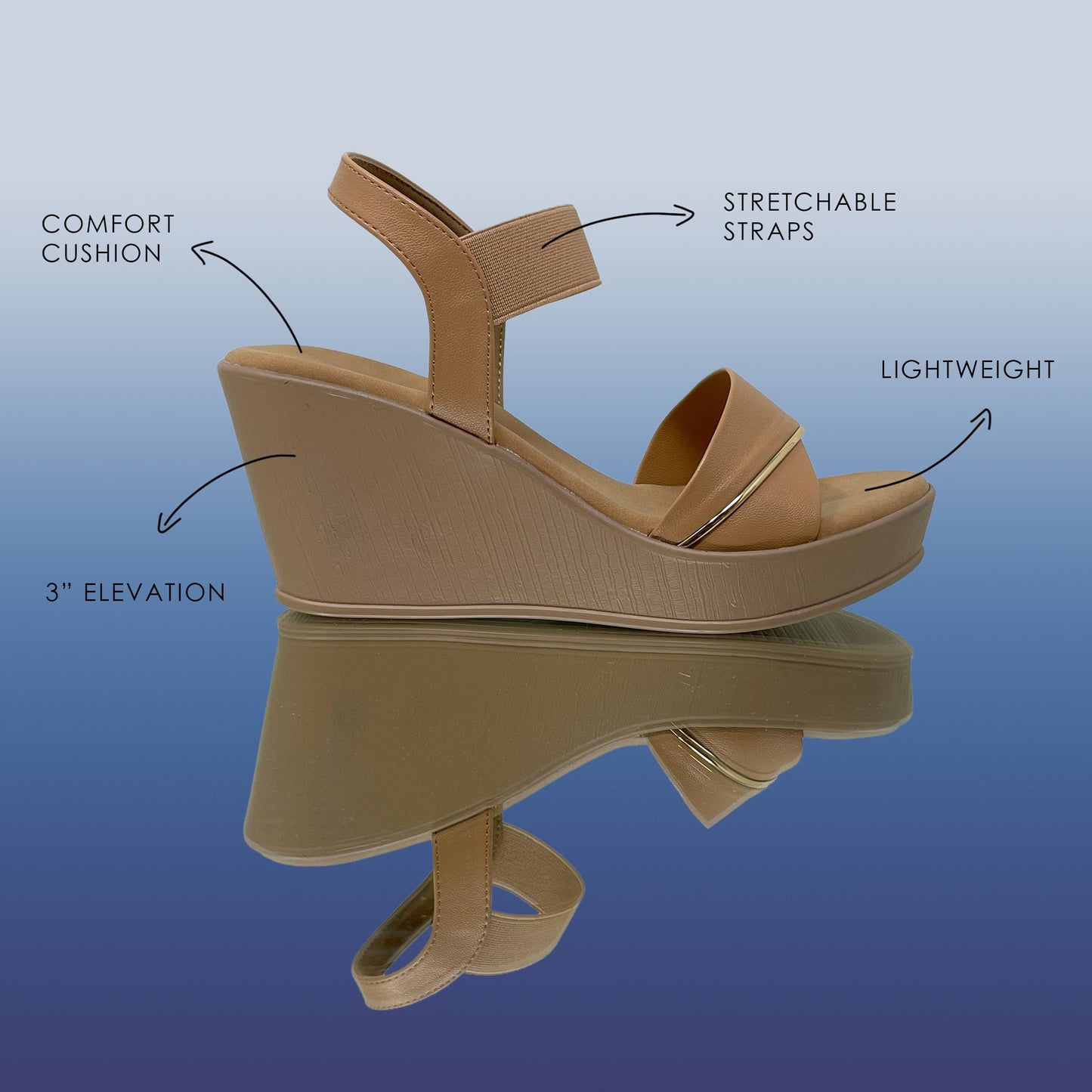 Sun-Kissed wedge heels - GlobalStep - Wedges