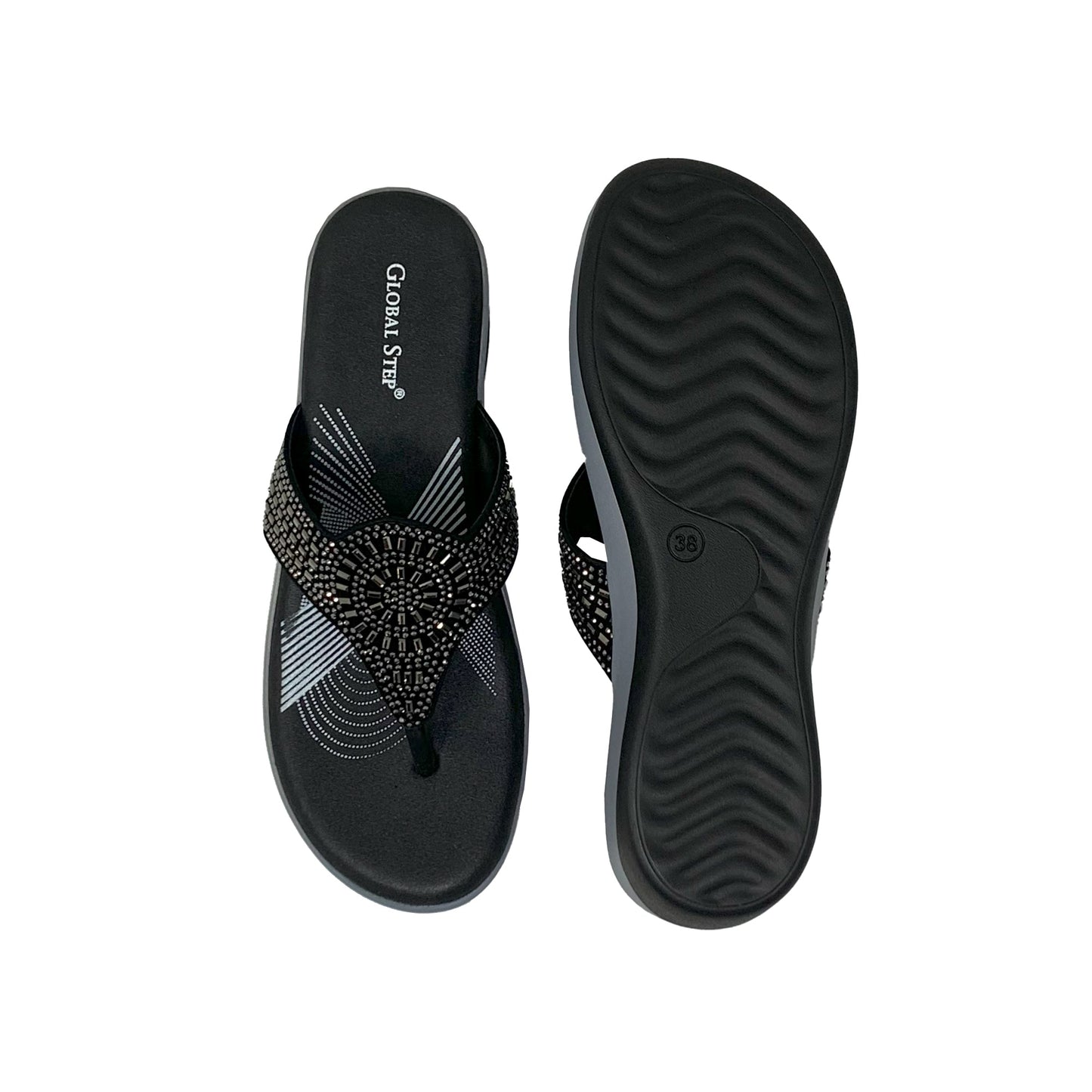 Sunflare Comfort Wedges - GlobalStep - shoes - 36