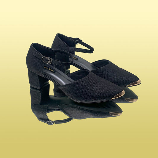 Textured Block Heels - GlobalStep - shoes - 36