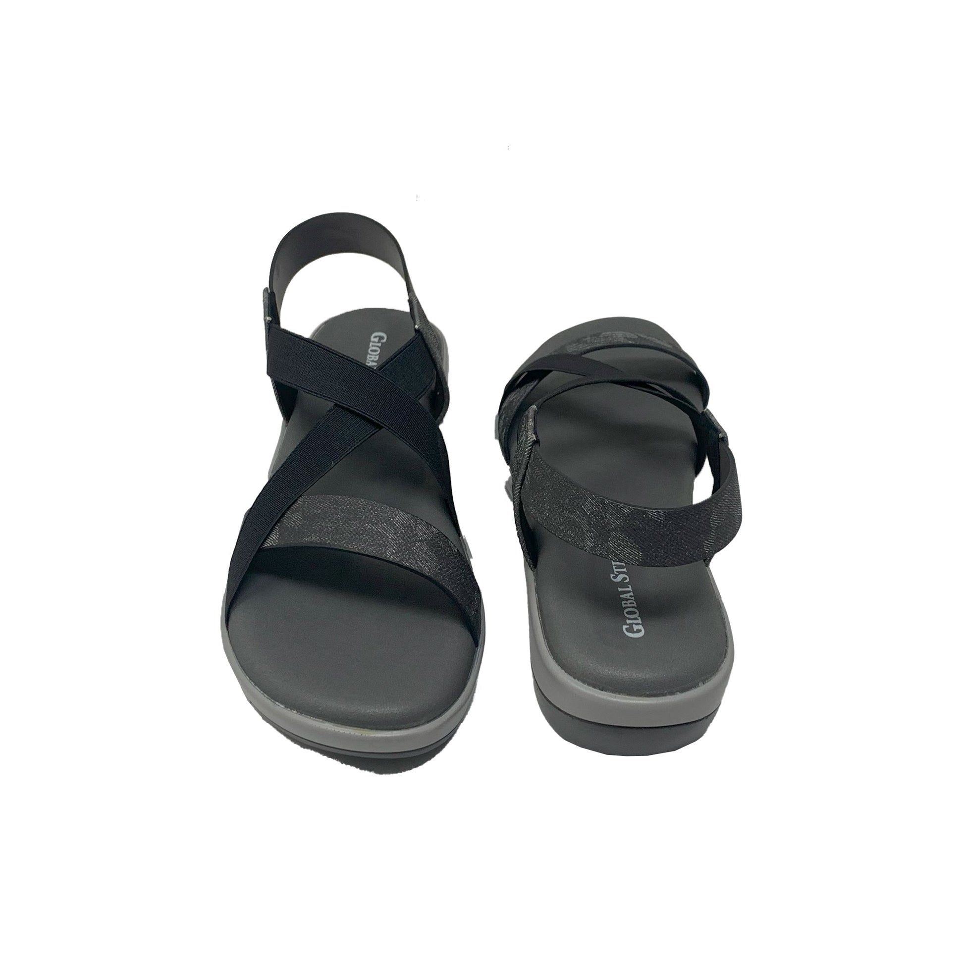 UrbanEase Cross Strap Wedges - GlobalStep - shoes - 36