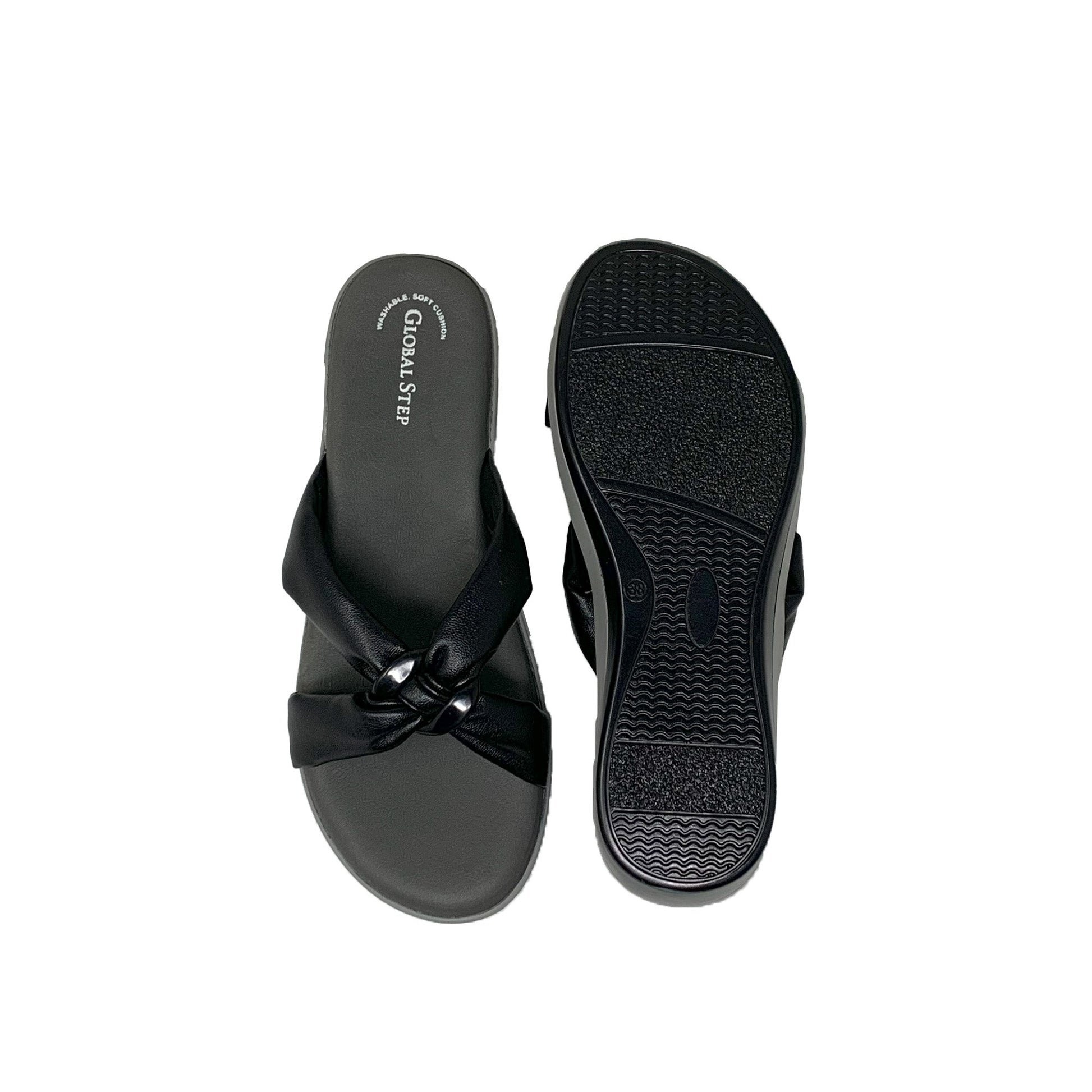 UrbanEase Wedge Sandals - GlobalStep - shoes - 36